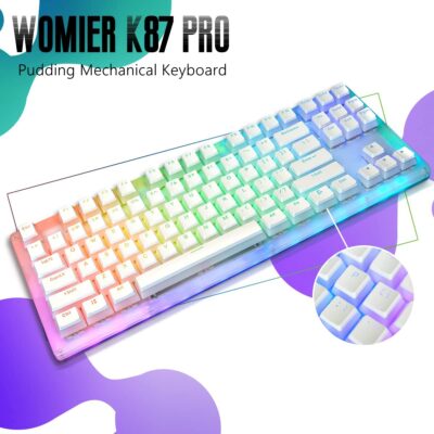 Womeir K87 Pro TKL Gaming Keyboard